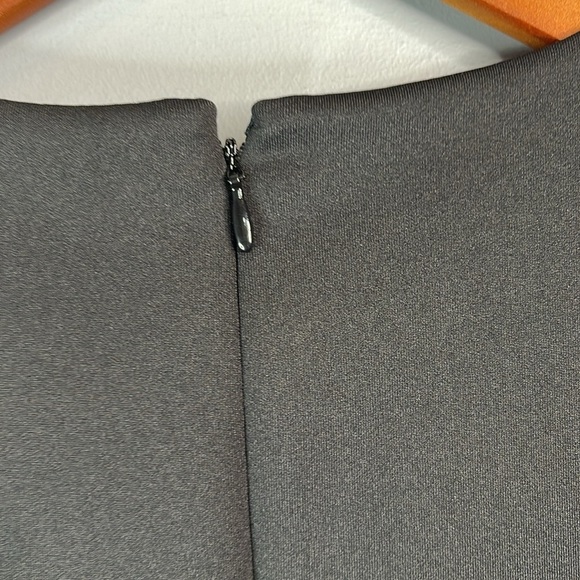 Calvin Klein NWT Sleeveless Ponte ColorBlock Sheath Dress Black White Animal 8 - Picture 6 of 12